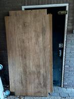 Eiken tafelblad, Doe-het-zelf en Verbouw, Hout en Planken, Ophalen, 25 tot 50 mm, Eiken, Plank