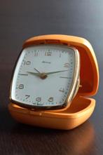 Zeer fraaie reiswekker van Blessing, West-Duitsland, Antiek en Kunst, Antiek | Klokken, Ophalen of Verzenden