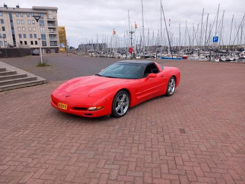 Chevrolet Corvette C5, Auto's, Chevrolet, Particulier, Corvette, Benzine, Coupé, Automaat, Geïmporteerd, Rood, Zwart, Leder, Ophalen