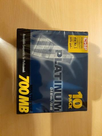 Platinum CD-R 700MB - 10 Stuks Nieuw beschikbaar voor biedingen