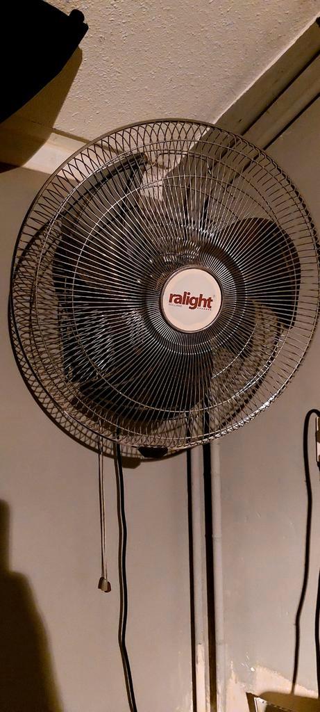 Ralight Holland Muur Ventilator wall fan, Witgoed en Apparatuur, Ventilatoren, Gebruikt, Ophalen of Verzenden
