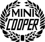 COOPER sticker set zwart Classic MINI., Ophalen