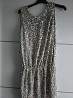 Zilveren pailletten jurk Mango - Maat M, Mango, Ophalen of Verzenden, Zo goed als nieuw, Maat 38/40 (M)