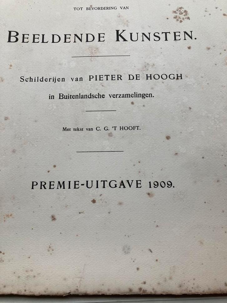 Pieter van de Hoogh uit 1909 vereeniging beeldende kunst, Antiek en Kunst, Antiek | Boeken en Bijbels, Ophalen