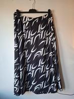 Helena Hart travelstof rok zwart/wit maat: XL/44,46, Zwart, Maat 46/48 (XL) of groter, Zo goed als nieuw, Onder de knie