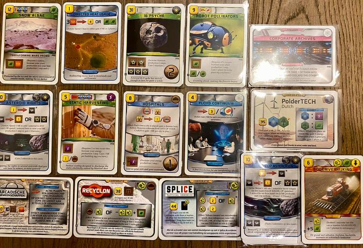 Terraforming Mars diverse promo kaarten, Hobby en Vrije tijd, Gezelschapsspellen | Bordspellen, Nieuw, Vijf spelers of meer, Ophalen of Verzenden