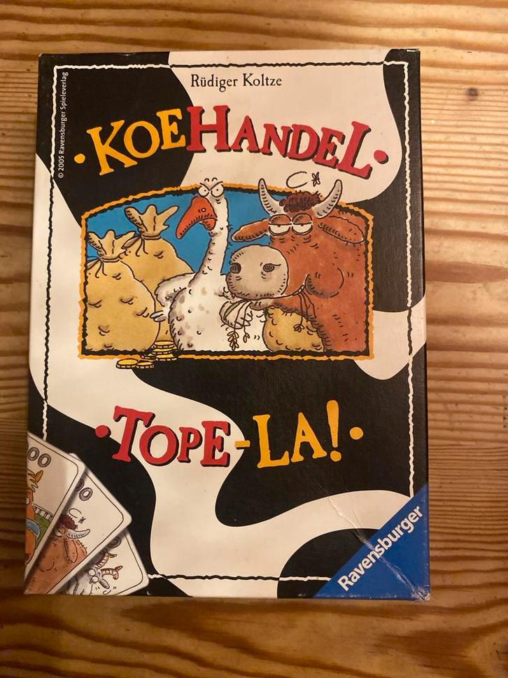 Koehandel - Ravensburger kaartspel, Hobby en Vrije tijd, Gezelschapsspellen | Bordspellen, Zo goed als nieuw, Drie of vier spelers