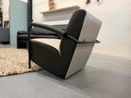 2 Nieuw Leolux Scylla Fauteuil leer zwart chuchubi stoel, Huis en Inrichting, Fauteuils, Leolux, Nieuw, Ophalen of Verzenden, 50 tot 75 cm