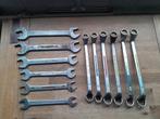OPRUIMING - 6 Steeksleutels + 6 Ringsleutels, Doe-het-zelf en Verbouw, Gereedschap | Handgereedschap, Verzenden, Gebruikt