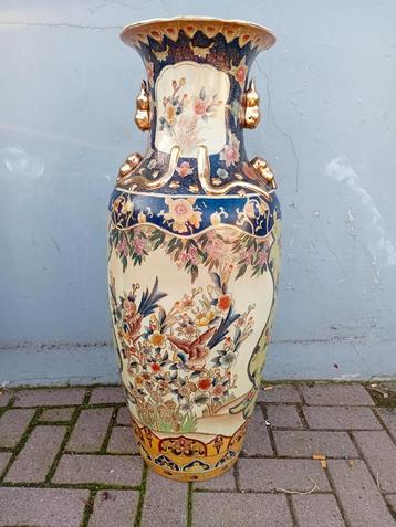 Antieke Chinese Vaas - 92cm - Verguld & Koper beschikbaar voor biedingen