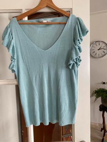 Lurex Glitter Trui - Babyblauw beschikbaar voor biedingen