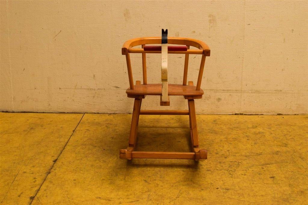 Vintage herlag houten hobbelpaard 45389, Kinderen en Baby's, Ophalen of Verzenden, Gebruikt