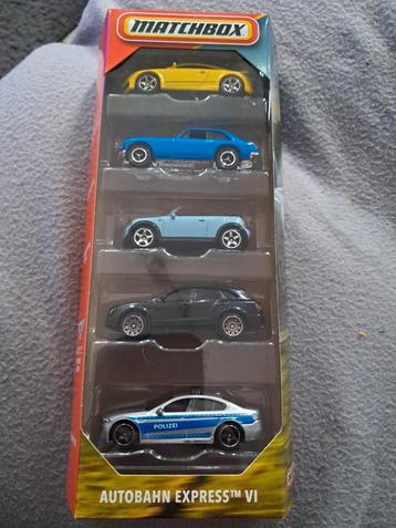 Matchbox Autobahn Express VI 5pack Audi BMW Mini Bentley MGB beschikbaar voor biedingen