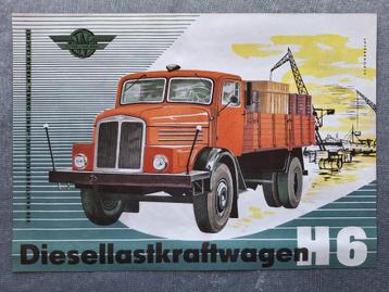 Brochure "Ernst Grube" Diesel LKW H6 - 1958 - REPRINT ! beschikbaar voor biedingen