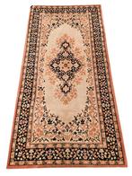 Vintage Perzisch wol vloerkleed Medallion pastel 80x157cm