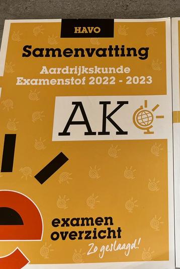 Samenvatting  havo aardrijkskunde beschikbaar voor biedingen