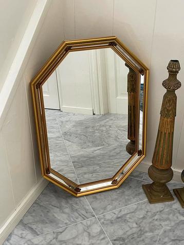 Vintage Gouden Spiegel beschikbaar voor biedingen