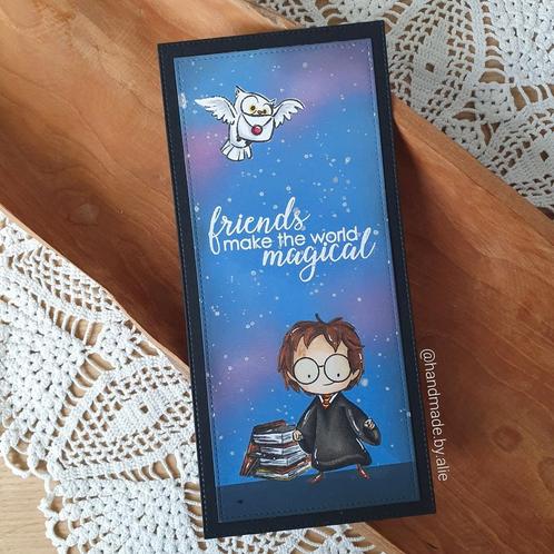 Handgemaakte slimline kaarten, Verzamelen, Harry Potter, Nieuw, Ophalen of Verzenden