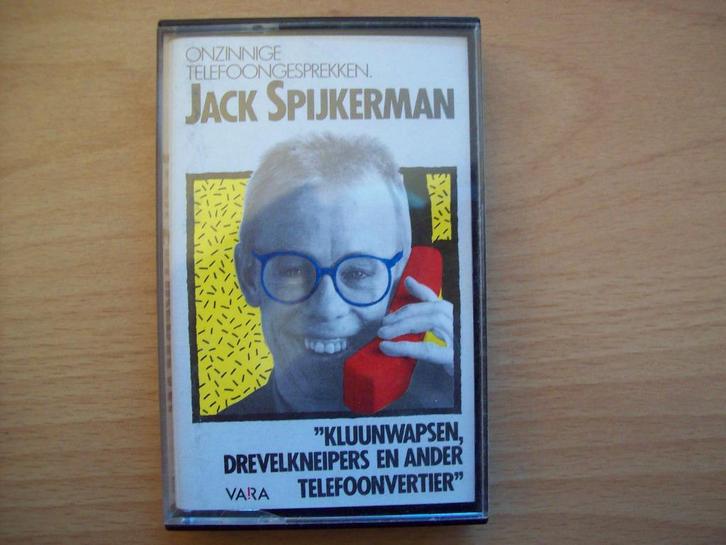 Jack Spijkerman - Onzinnige Telefoongesprekken, Cd's en Dvd's, Cassettebandjes, Zo goed als nieuw, Origineel, Nederlandstalig
