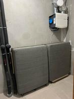 2 opklapbedden met pocketveringmatrassen, Ophalen, Gebruikt, Eenpersoons, 80 cm