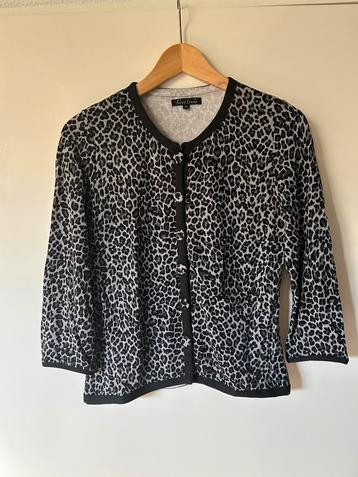 Zwart-grijs panterprint vestje King Louie M beschikbaar voor biedingen