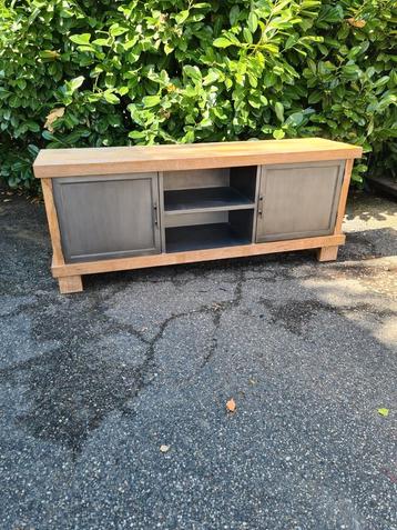 Nieuw landelijk tv meubel teakhout 150x60x40cm €170 beschikbaar voor biedingen