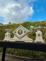 Porseleinen klokkenstel, ruit model., Ophalen of Verzenden