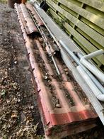 Dakpan profielplaten, Doe-het-zelf en Verbouw, Gebruikt, 15 m² of meer, Metaal, Rood