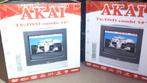 2 x Akai TV - DVD 14 inch combi installatie met afstandsbedi, Ophalen, Zo goed als nieuw, 50 Hz, Overige merken