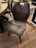 6 eetkamerstoelen - 2 antraciet - 4 groen, Huis en Inrichting, Stoelen, Ophalen, Zo goed als nieuw, Overige kleuren, Vijf, Zes of meer stoelen