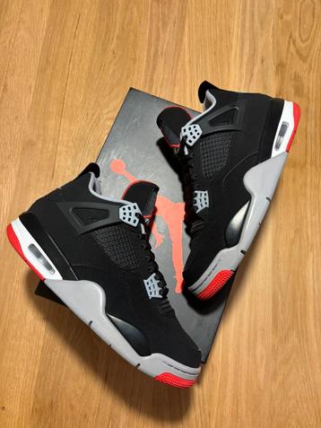 Jordan 4 Bred (2019) beschikbaar voor biedingen