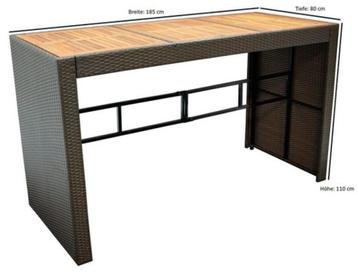 bar tafel - bar table  185x80x110cm 