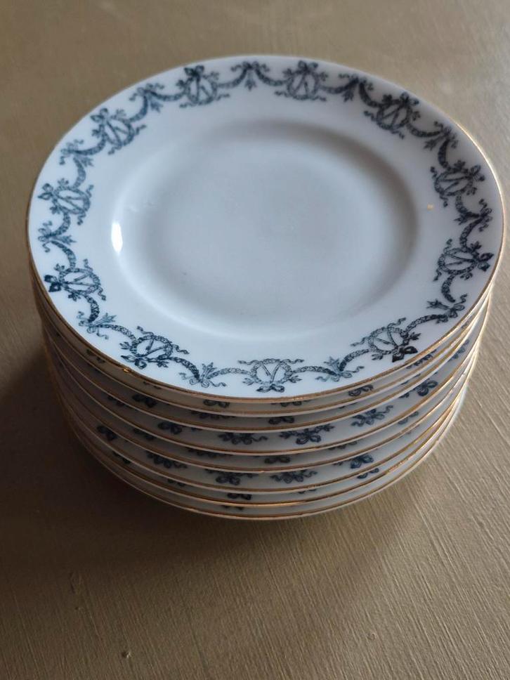 KPM gebaksbordjes, tapasbordjes, saladebordjes, high tea., Antiek en Kunst, Antiek | Servies los, Ophalen of Verzenden