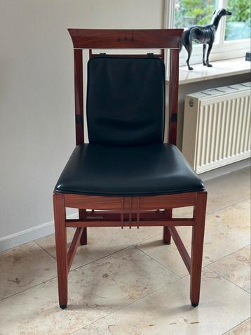 Schuitema decoforma eetkamerstoelen Helen in zwart leer beschikbaar voor biedingen