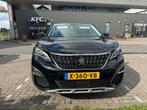 Peugeot 3008 1.2 Puretech 130pk S&S EAT 2019 Zwart, 65 €/maand, 1199 cc, Leder en Stof, Zwart