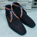 Suède Floris van Bommel schoenen maat 47 / maat 12, Blauw, Floris van Bommel, Ophalen of Verzenden, Zo goed als nieuw
