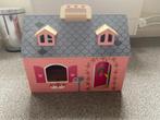 Houten poppenhuis, Ophalen, Zo goed als nieuw, Poppenhuis