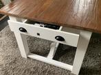 Riviera Maison Eetkamertafel 200x100 met Lades, Huis en Inrichting, Tafels | Eettafels, Ophalen, Eikenhout, 50 tot 100 cm, Vijf personen of meer