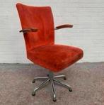 Fauteuil Bureaustoel Vintage Bauhaus Gispen buizen frame, Ophalen of Verzenden