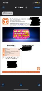 K3 ticket, Eén persoon