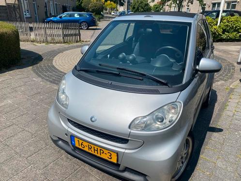 Smart ForTwo 1.0 52KW Cabrio MHD AUT 2011 Grijs, Auto's, Smart, Particulier, ForTwo, Airconditioning, Bluetooth, Centrale vergrendeling