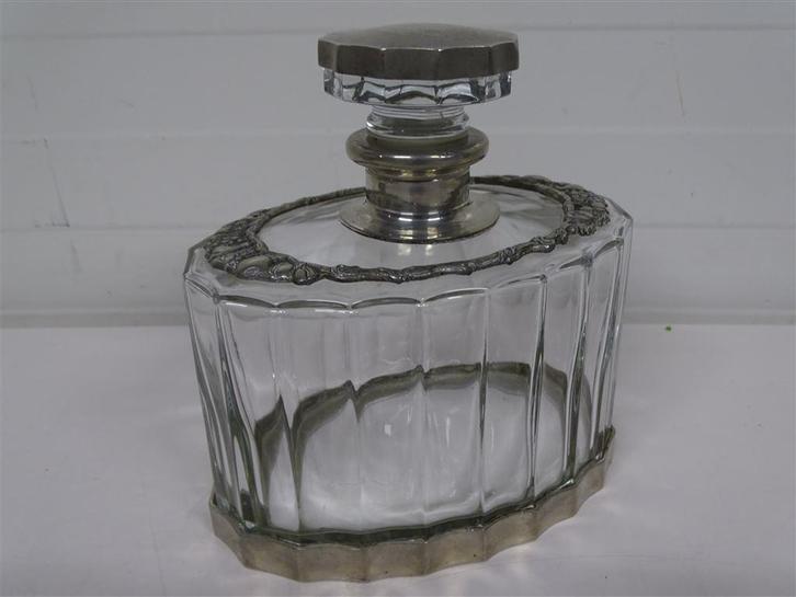 A1670 vintage kristallen karaf, Antiek en Kunst, Antiek | Glas en Kristal, Ophalen of Verzenden