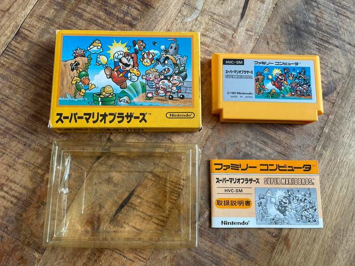 Super Mario Bros NES Nintendo Famicom FC CIB compleet NTSC, Spelcomputers en Games, Games | Nintendo NES, Ophalen of Verzenden