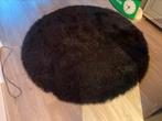 IKEA OBEGRÄNSAD Rond Kleed – 180 cm - hoogpolig zwart kleed, Zwart, 150 tot 200 cm, Rond, Ophalen of Verzenden