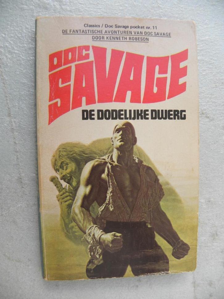 Doc Savage: De dodelijke dwerg, Kenneth Robeson, Boeken, Fantasy, Gelezen, Ophalen of Verzenden