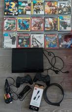 Playstation 3 super slim incl. 15 games, Spelcomputers en Games, Spelcomputers | Sony PlayStation 3, Ophalen, Met 2 controllers