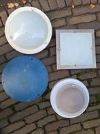 Diverse plafondlampen / plafonnières (1 vintage ikea), Huis en Inrichting, Lampen | Plafondlampen, Ophalen of Verzenden, Glas