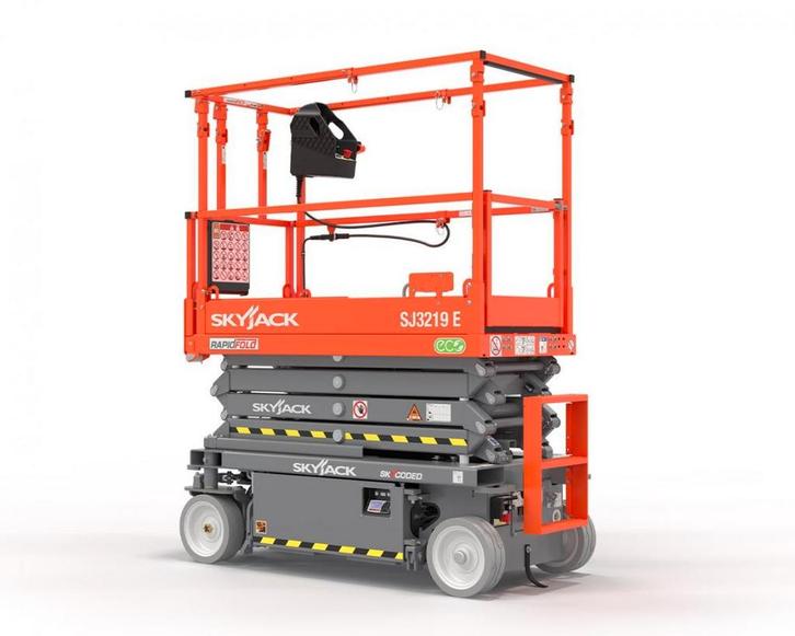 Te Huur: Skyjack 3219 schaarhoogwerker - 7,8 meter, Zakelijke goederen, Machines en Bouw | Liften, Steigers en Ladders, Ophalen of Verzenden