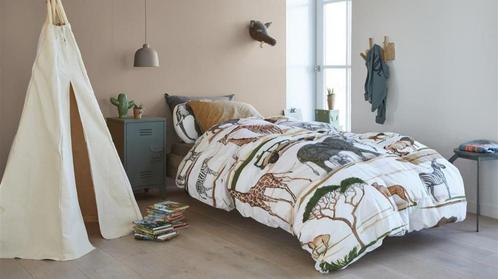 Beddinghouse katoen dekbedovertrek Jeep safari half geld, Kinderen en Baby's, Kinderkamer | Beddengoed, Nieuw, Dekbedovertrek