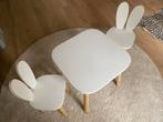 Petit Amelie- Leuke kindertafel met konijnenstoelen, Ophalen, Gebruikt, Tafel(s) en Stoel(en)